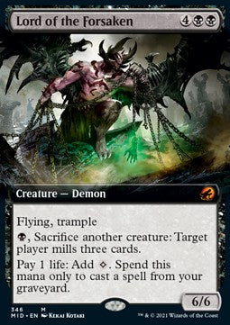 Lord of the Forsaken - Innistrad: Midnight Hunt: Extras (Mythic) [XMID-346]