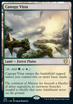 Canopy Vista - Commander: Innistrad: Midnight Hunt (Rare) [MIC-168]