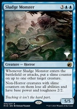 Sludge Monster (V.2) - Innistrad: Midnight Hunt: Promos (Rare) [PMID-76]