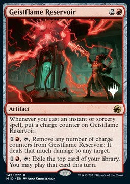 Geistflame Reservoir (V.2) - Innistrad: Midnight Hunt: Promos (Rare) [PMID-142]