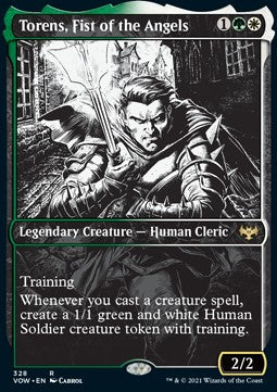Torens, Fist of the Angels (V.1) - Innistrad: Crimson Vow: Extras (Rare) [XVOW-328]