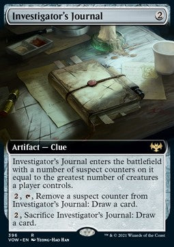 Investigator's Journal (V.2) - Innistrad: Crimson Vow: Extras (Rare) [XVOW-396]