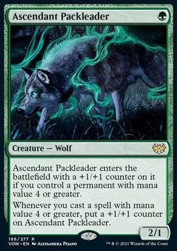 Ascendant Packleader - Innistrad: Crimson Vow (Rare) [VOW-186]