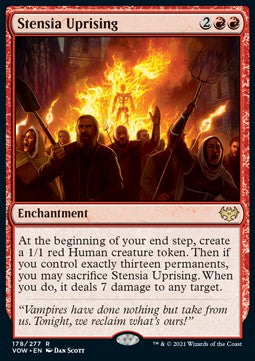 Stensia Uprising - Innistrad: Crimson Vow (Rare) [VOW-178]