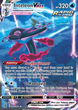 Inteleon VMAX - Fusion Strike (Secret Rare) [FST-266]