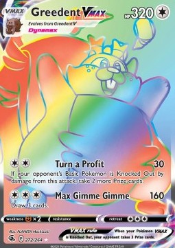 Greedent VMAX - Fusion Strike (Secret Rare) [FST-272]