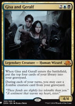 Gisa and Geralf - The List (Mythic) [ZNL-183]