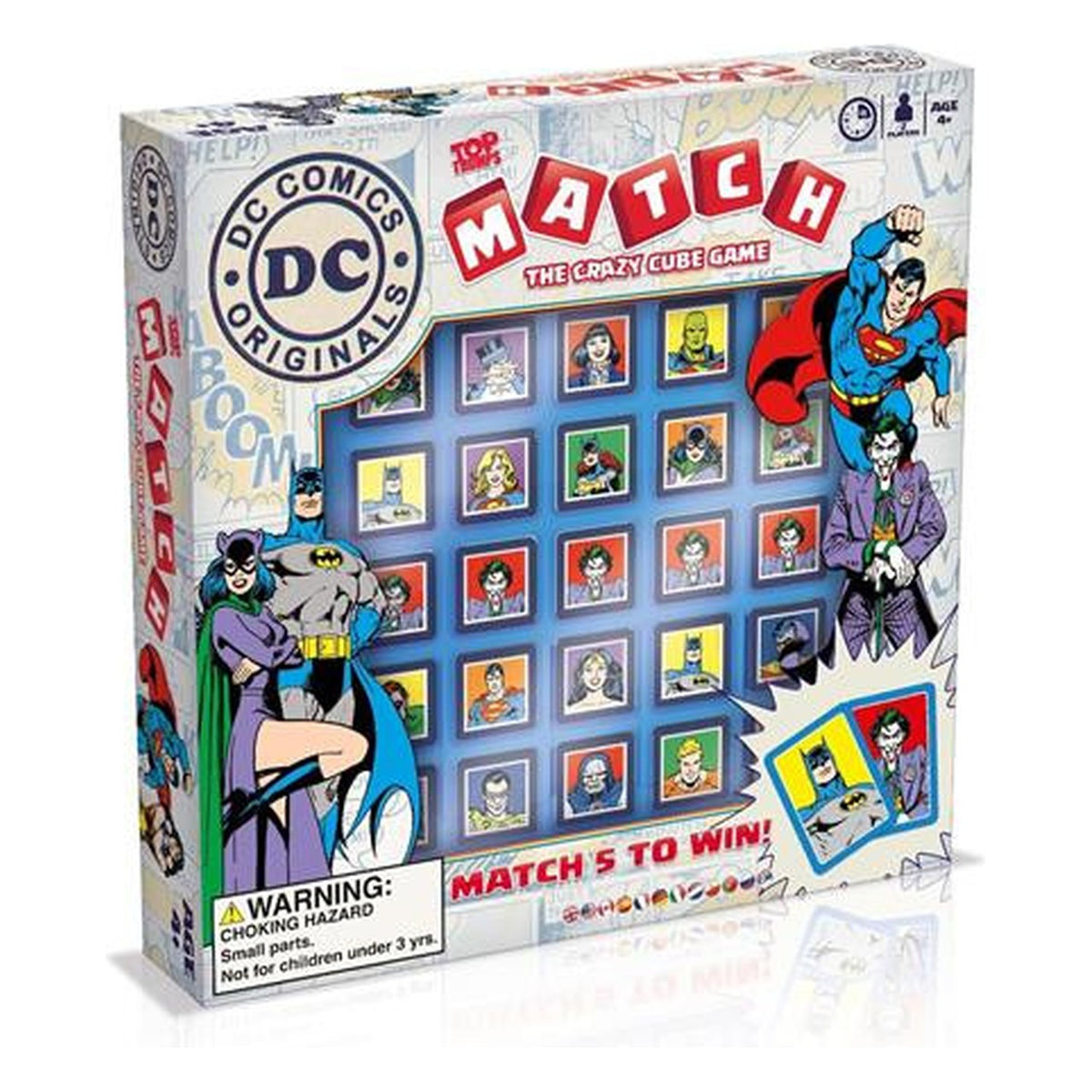 Match the Crazy Cube Game: DC Comics - Gioco da Tavolo (ITA)