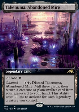 Takenuma, Abandoned Mire (V.2) - Kamigawa: Neon Dynasty: Extras (Rare) [XNEO-505]