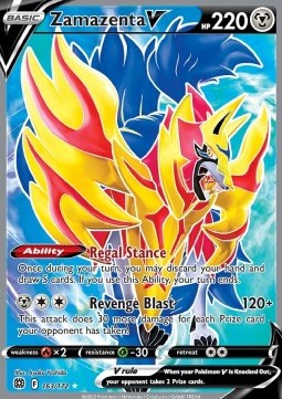 Zamazenta V - Brilliant Stars (Ultra Rare) [BRS-163]