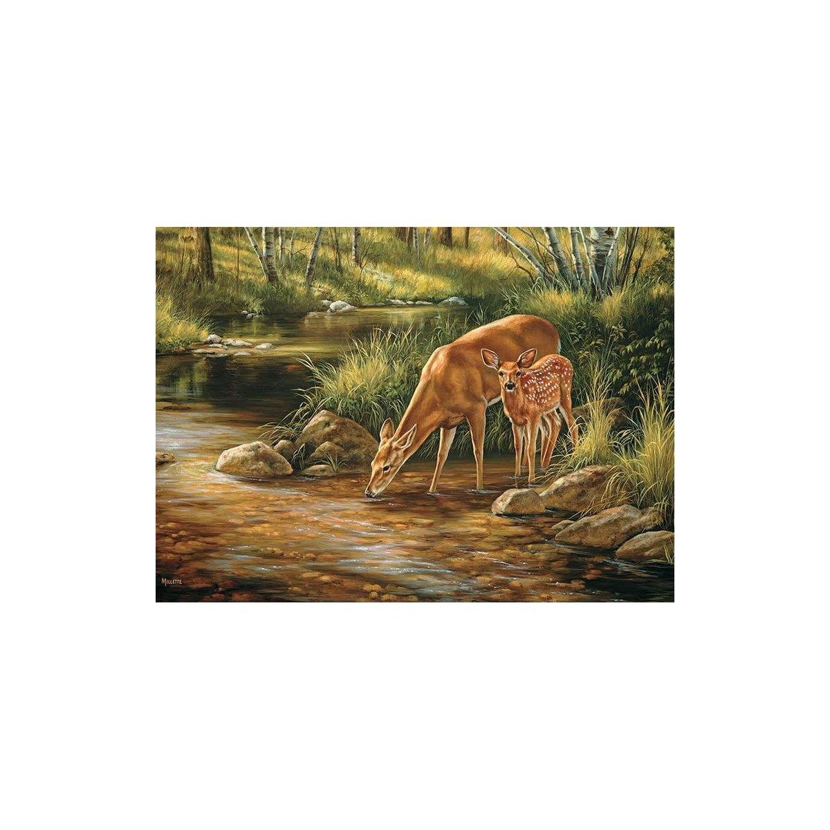 Cobble Hill: Deer Family 350 pezzi - Puzzle