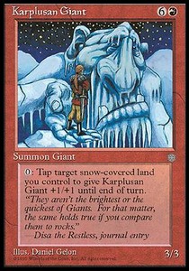 Karplusan Giant - Ice Age (Uncommon)