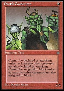 Orcish Conscripts - Ice Age (Common)