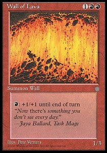 Wall of Lava - Ice Age (Uncommon)