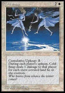 Cold Snap - Ice Age (Uncommon)