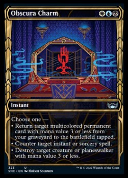Obscura Charm (V.1) - Streets of New Capenna: Extras (Uncommon) [XSNC-323]