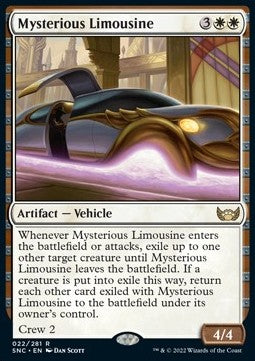 Mysterious Limousine - Streets of New Capenna (Rare) [SNC-22]
