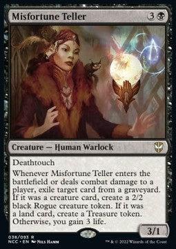 Misfortune Teller - Commander: Streets of New Capenna (Rare) [NCC-38]