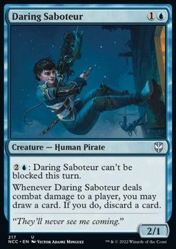Daring Saboteur - Commander: Streets of New Capenna (Uncommon) [NCC-217]