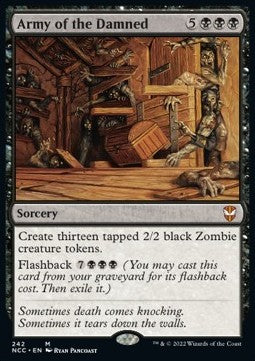 Army of the Damned - Commander: Streets of New Capenna (Mythic) [NCC-242]
