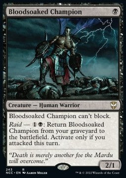 Bloodsoaked Champion - Commander: Streets of New Capenna (Rare) [NCC-243]