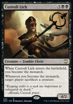 Custodi Lich - Commander: Streets of New Capenna (Rare) [NCC-244]