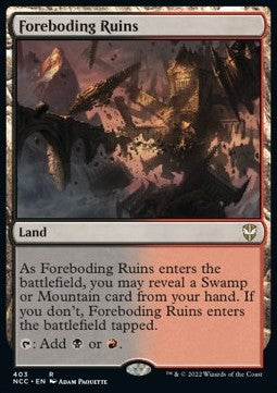 Foreboding Ruins - Commander: Streets of New Capenna (Rare) [NCC-403]
