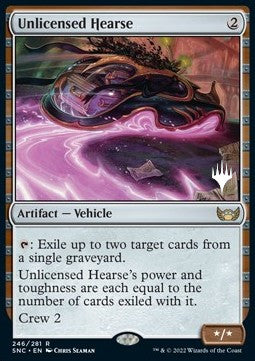 Unlicensed Hearse (V.2) - Streets of New Capenna: Promos (Rare) [PSNC-246]