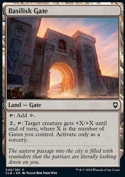 Basilisk Gate - Commander Legends: Battle for Baldur's Gate (Common) [CLB-346]