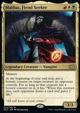 Mathas, Fiend Seeker - Double Masters 2022 (Rare) [2X2-252]
