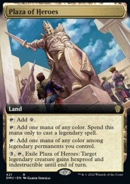 Plaza of Heroes - Dominaria United: Extras (Rare) [XDMU-421]
