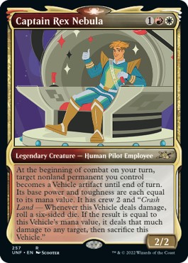 Captain Rex Nebula (V.1) - Unfinity: Extras (Rare) [XUNF-257]