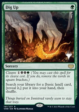 Dig Up (V.2) - Innistrad: Crimson Vow: Promos (Rare) [PVOW-197]