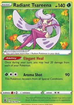 Radiant Tsareena - Silver Tempest (Ultra Rare) [SIT-016]