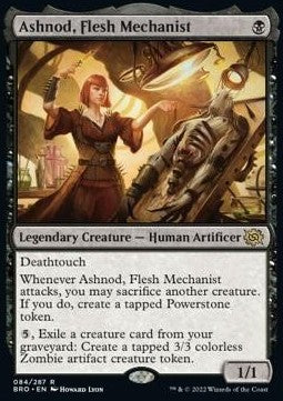 Ashnod, Flesh Mechanist - The Brothers' War (Rare) [BRO-84]