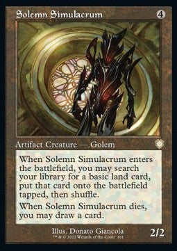 Solemn Simulacrum - Commander: The Brothers' War (Rare) [BRC-161]