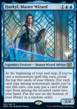 Hurkyl, Master Wizard (V.2) - The Brothers' War: Promos (Rare) [PBRO-51]