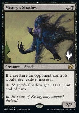 Misery's Shadow (V.2) - The Brothers' War: Promos (Rare) [PBRO-107]