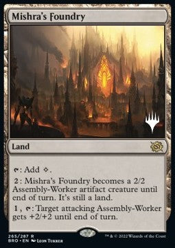 Mishra's Foundry (V.2) - The Brothers' War: Promos (Rare) [PBRO-265]