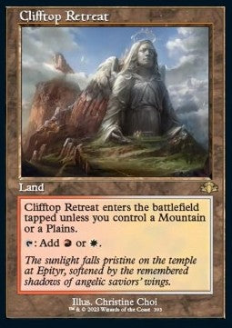 Clifftop Retreat - Dominaria Remastered: Extras (Rare) [XDMR-393]