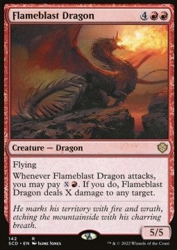 Flameblast Dragon - Starter Commander Decks (Rare) [SCD-142]