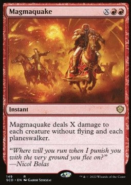 Magmaquake - Starter Commander Decks (Rare) [SCD-149]