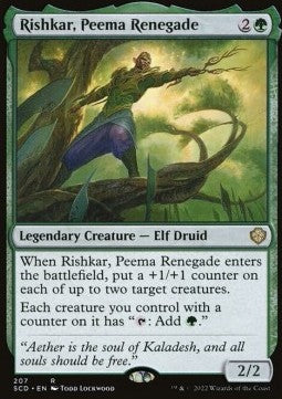 Rishkar, Peema Renegade - Starter Commander Decks (Rare) [SCD-207]