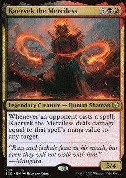 Kaervek the Merciless - Starter Commander Decks (Rare) [SCD-233]