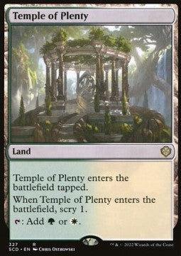 Temple of Plenty - Starter Commander Decks (Rare) [SCD-327]