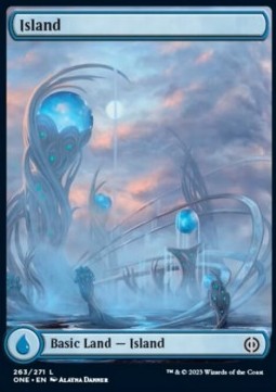 Island (V.1) - Phyrexia: All Will Be One (Land) [ONE-263]