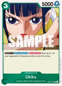 Okiku (OP01-035) - Romance Dawn (Rare) [OP01-035]