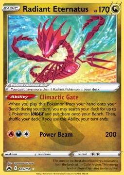 Radiant Eternatus - Crown Zenith (Ultra Rare) [CRZ-105]