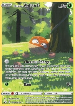 Hisuian Voltorb - Crown Zenith (Holo Rare) [CRZ-GG01]