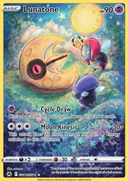 Lunatone - Crown Zenith (Holo Rare) [CRZ-GG11]